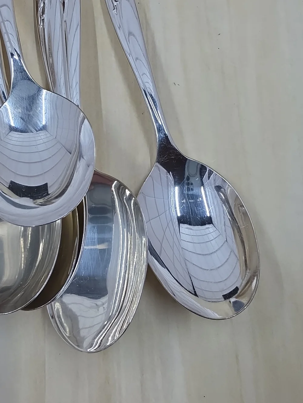 Oneida Rose Song Soup Spoons Set Of 16 Silverplate Vintage Rogers